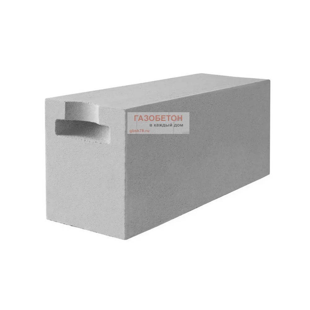 Газобетон стеновой с захватом для рук (завод ЛСР Кикерино / Сертолово) D400/500 (200-400)*250*625 мм
